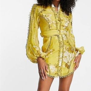 ASOS design silk cotton dress, L